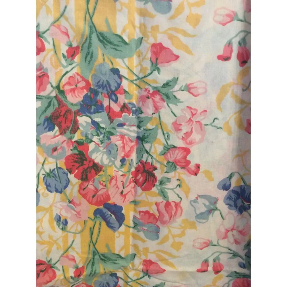 Country Floral Shabby Chic Table Cover Cloth 51x60 Home Kitchen Pink Blue Yellow